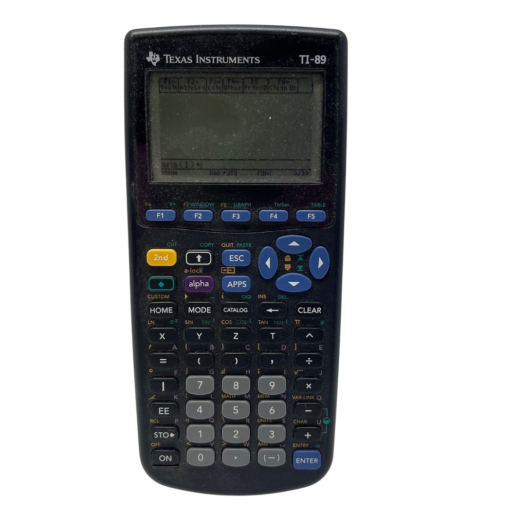 Texas Instruments TI-89 Graphing Calculator‎ CAS Black Advanced Math NO COVER